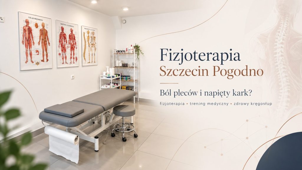 Fizjoterapia w DM Clinic Szczecin Pogodno — praca z bólem pleców i karku